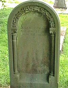 Elizabeth Pullen died 22 January 1892 aged 86 years