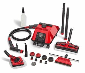 Sargent Steam Cleaner - Multi-Purpose Floor to Ceiling Bathroom Kitchen Whole Home Steam Cleaner System for All Solid Surfaces - Tile, Grout, Porcelain, Steel, Glass - Commercial, Industrial, Car Detail - 298° Heat Does the Job, No Harsh Chemicals